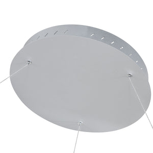 VONN Tania VMC34912AL 51" ETL Certified Integrated LED Chandelier Height Adjustable Pendant in Silver