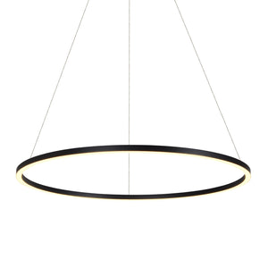 VONN Tania VMC34912BL 51" ETL Certified Integrated LED Chandelier Height Adjustable Pendant in Black