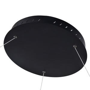 VONN Tania VMC34912BL 51" ETL Certified Integrated LED Chandelier Height Adjustable Pendant in Black