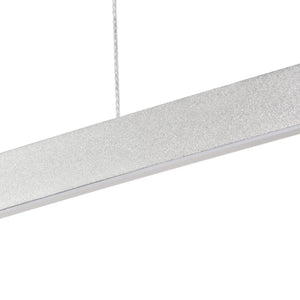 VONN Tania VMC34960AL 60" Integrated LED ETL Certified Chandelier, Height Adjustable Pendant in Silver