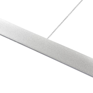 VONN Tania VMC34972AL 72" Integrated LED ETL Certified Chandelier, Height Adjustable Pendant in Silver