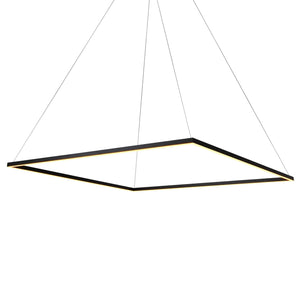 VONN Atria VMC35512BL 51" ETL Certified Integrated LED Chandelier Height Adjustable Pendant in Black