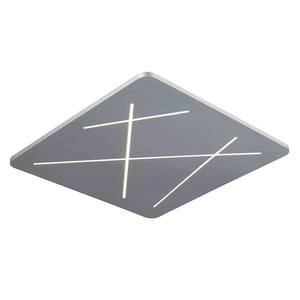 VONN Tureis VMCF41200AL 18" Integrated LED ETL Certified Ceiling Light Square Flush Mount in Silver