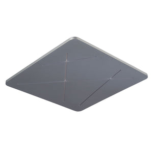 VONN Tureis VMCF41200AL 18" Integrated LED ETL Certified Ceiling Light Square Flush Mount in Silver