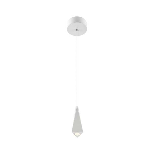 VONN Polaris VMP24410WH 5" ETL Certified Integrated LED Height Adjustable Pendant Light in White