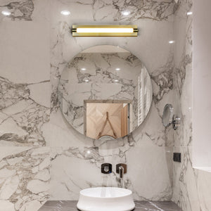 VONN Procyon VMW11800AB 24" Integrated LED ADA Compliant ETL Certified Bathroom Wall Lighting Fixture, Antique Brass