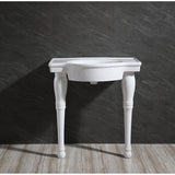 Templeton VPB1318 Ceramic Console Sink, White