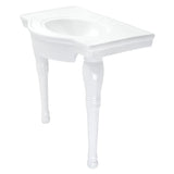 Templeton VPB1318 Ceramic Console Sink, White