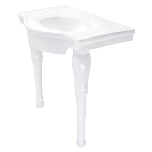 Templeton VPB1318 Ceramic Console Sink, White