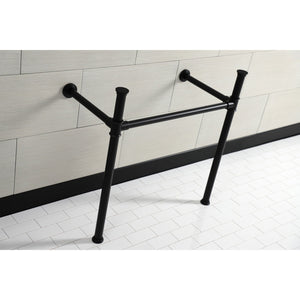 Fauceture VPB13680 Stainless Steel Console Sink Legs, Matte Black