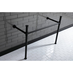 Imperial VPB14880 Stainless Steel Console Sink Legs, Matte Black