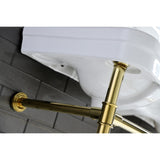 Imperial VPB14882ST Stainless Steel Double Bowl Console Sink, Polished Brass