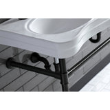 Imperial VPB14885 Stainless Steel Console Sink Legs, Oil Rubbed Bronze