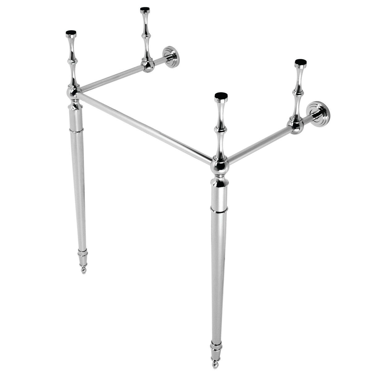 Edwardian VPB2215331 Brass Console Sink Legs, Polished Chrome