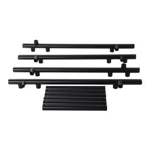 Fauceture VPB2216300P Console Sink Leg Support, Matte Black