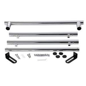 Fauceture VPB2216301H Console Sink Leg Support, Polished Chrome