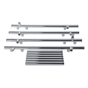 Fauceture VPB2216301P Console Sink Leg Support, Polished Chrome