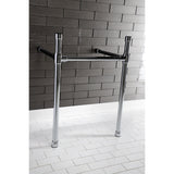 Dreyfuss VPB2218331 Stainless Steel Console Sink Legs, Polished Chrome