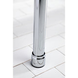 Dreyfuss VPB2218331 Stainless Steel Console Sink Legs, Polished Chrome