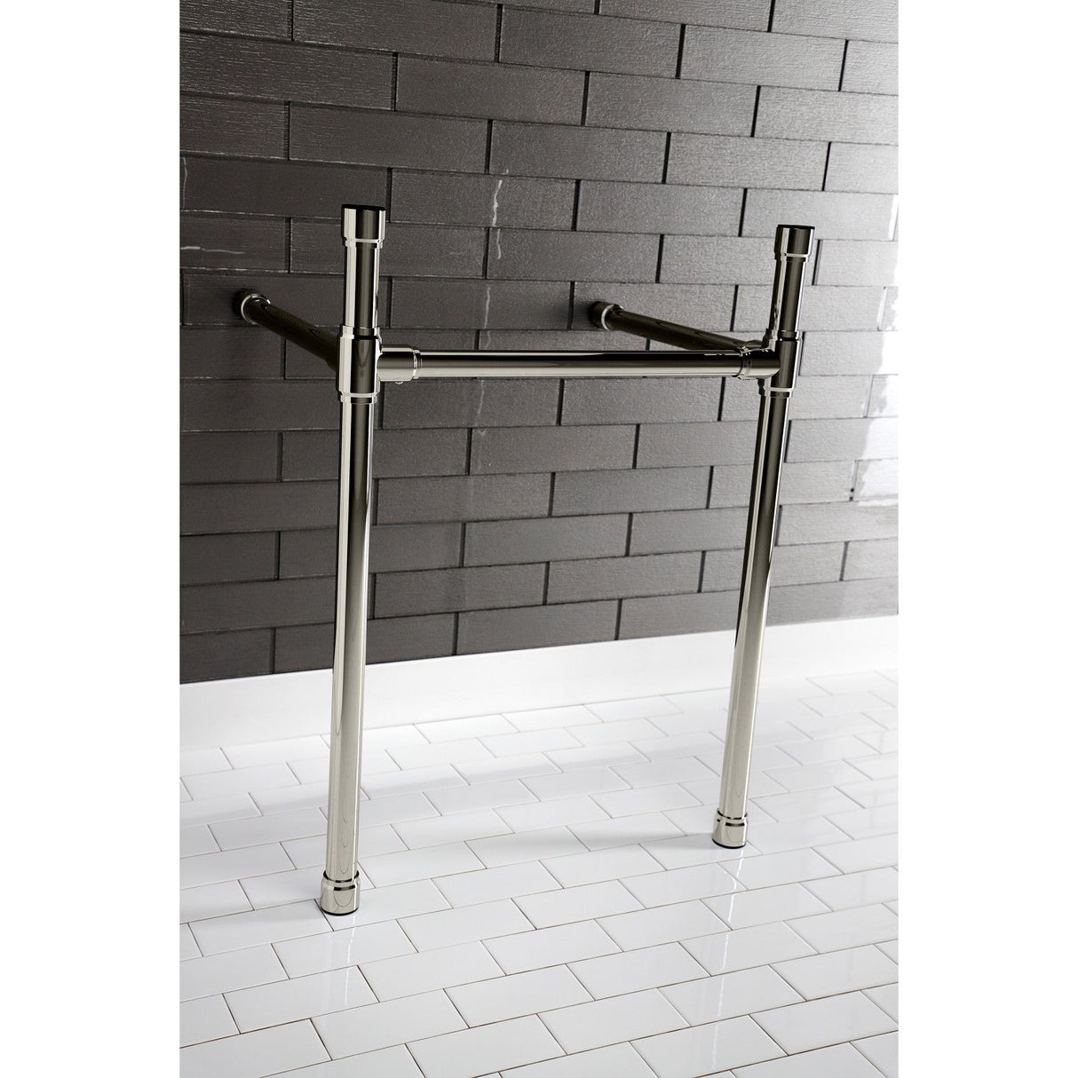 Dreyfuss VPB2218336 Stainless Steel Console Sink Legs, Polished Nickel