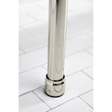 Dreyfuss VPB2218336 Stainless Steel Console Sink Legs, Polished Nickel