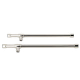 Dreyfuss VPB2218336P Console Sink Leg Support, Polished Nickel