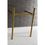 Dreyfuss VPB2218337 Stainless Steel Console Sink Legs, Brushed Brass