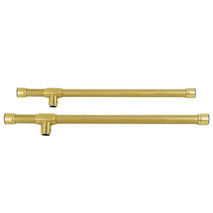 Dreyfuss VPB2218337P Console Sink Leg Support, Brushed Brass