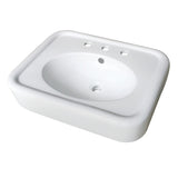 Robert VPB2268B 26-Inch Console Sink Top, White