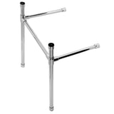 Dreyfuss VPB2818331 Stainless Steel Console Sink Legs, Polished Chrome