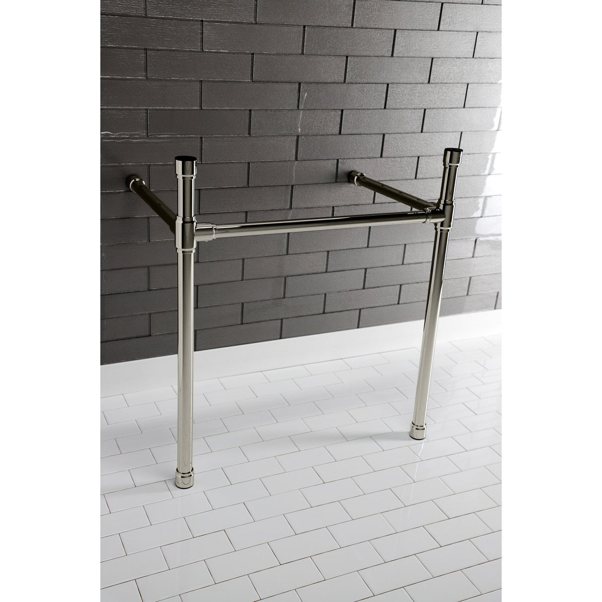 Dreyfuss VPB2818336 Stainless Steel Console Sink Legs, Polished Nickel