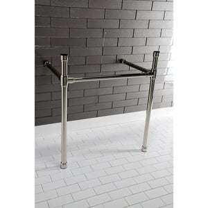Dreyfuss VPB2818336 Stainless Steel Console Sink Legs, Polished Nickel