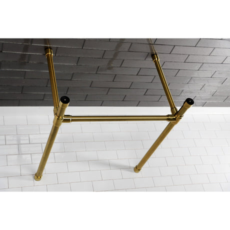 Dreyfuss VPB2818337 Stainless Steel Console Sink Legs, Brushed Brass