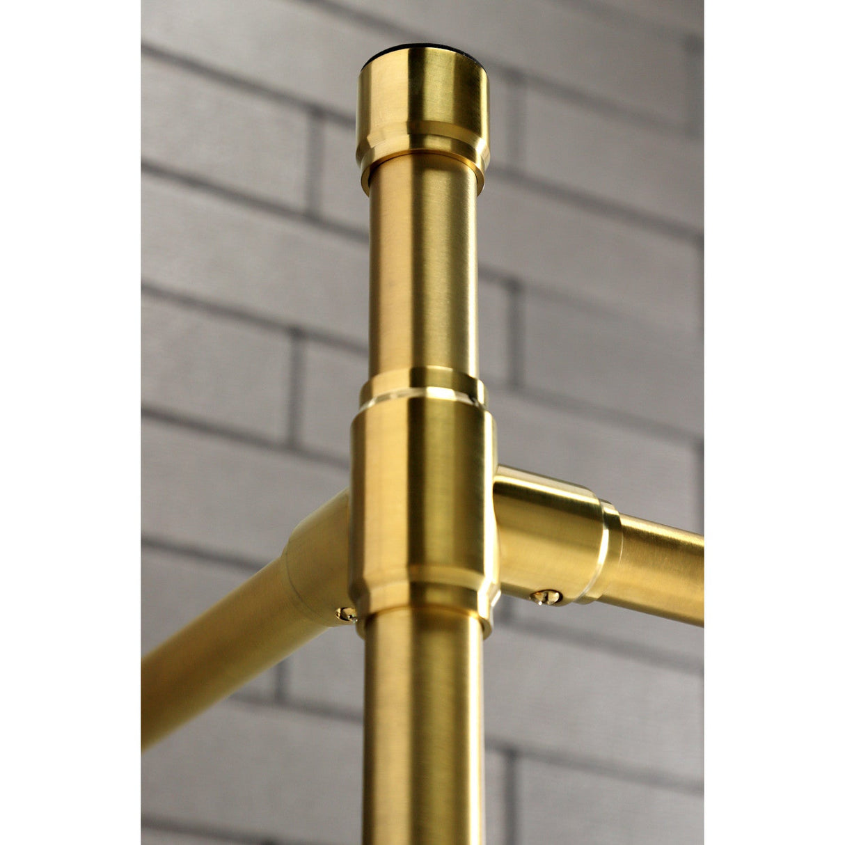 Dreyfuss VPB2818337 Stainless Steel Console Sink Legs, Brushed Brass