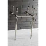 Edwardian VPB30166 Brass Console Sink Legs, Polished Nickel