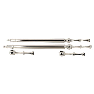 Edwardian VPB30166P Console Sink Leg Support, Polished Nickel