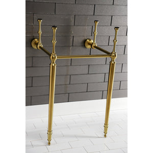 Edwardian VPB30167 Brass Console Sink Legs, Brushed Brass
