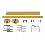 Edwardian VPB30167H Console Sink Leg Wall Support, Brushed Brass