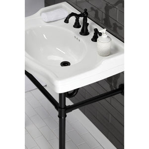 Fauceture VPB33080 Console Sink Legs, Matte Black
