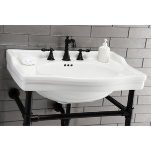 Fauceture VPB33080 Console Sink Legs, Matte Black