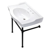 Fauceture VPB33080ST Console Sink, Matte Black