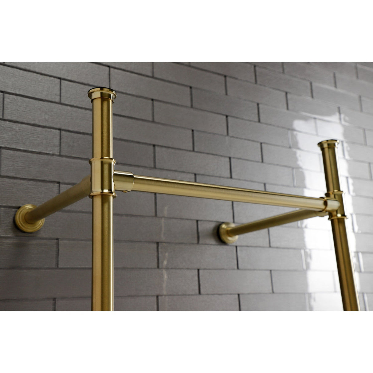 Fauceture VPB33087 Console Sink Legs, Brushed Brass