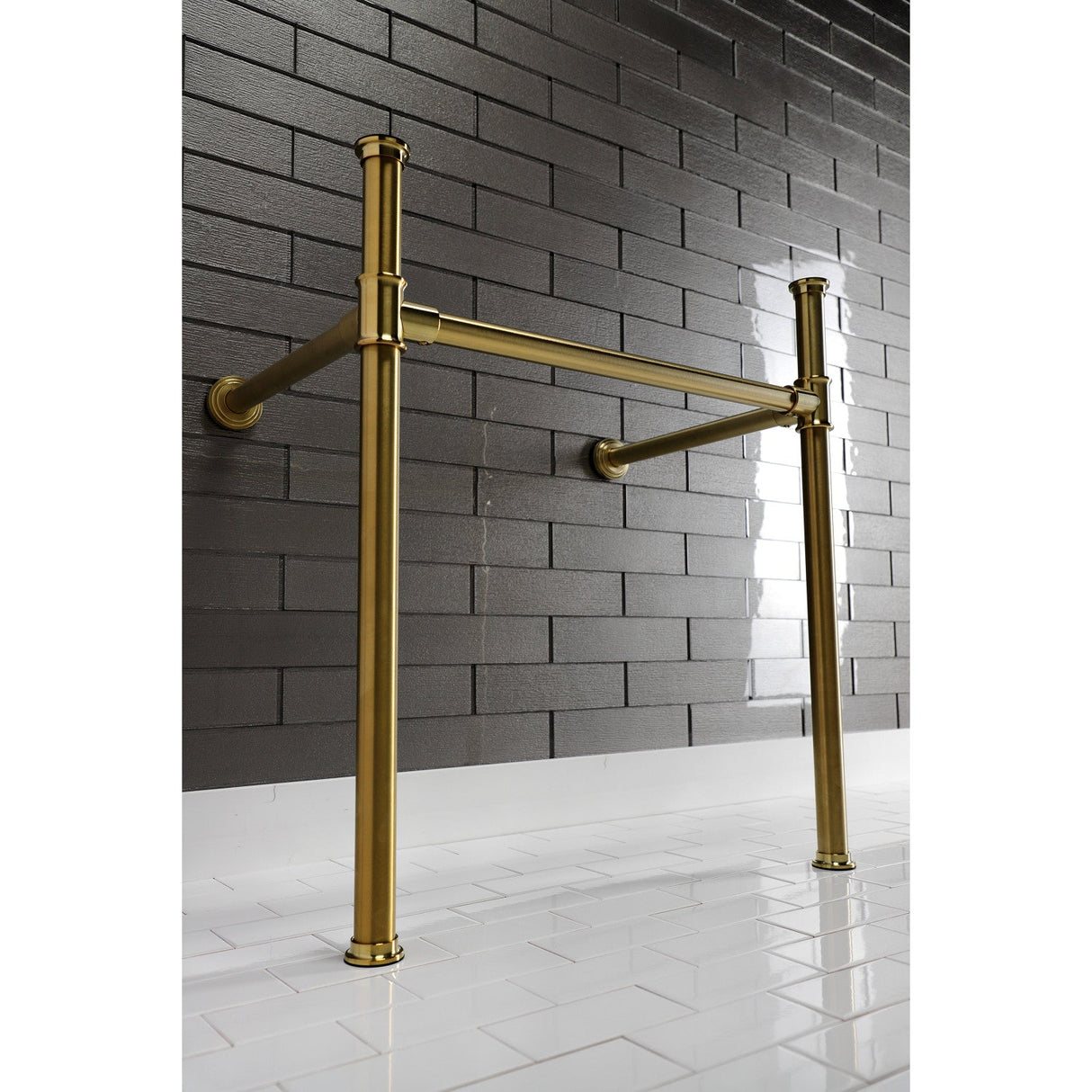 Fauceture VPB33087 Console Sink Legs, Brushed Brass