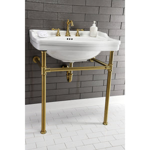 Fauceture VPB33087 Console Sink Legs, Brushed Brass