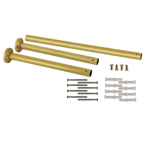 Fauceture VPB33087H Console Sink Leg Wall Support, Brushed Brass