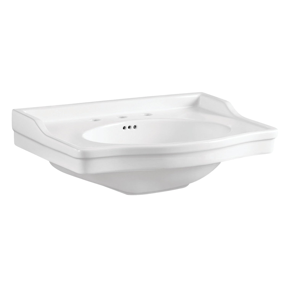 Victorian VPB3308B Console Sink Top, White