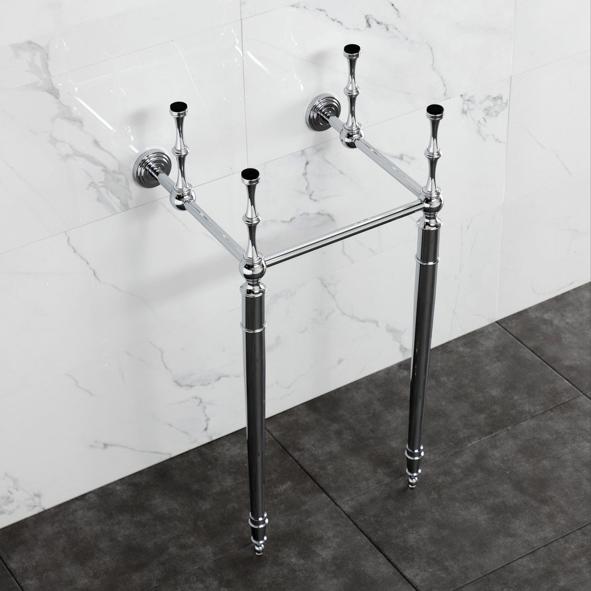 Fauceture VPB33141 Brass Console Sink Legs, Polished Chrome