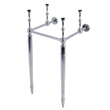 Fauceture VPB33141 Brass Console Sink Legs, Polished Chrome