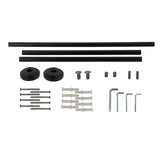 Edwardian VPB33220H Console Sink Leg Wall Support, Matte Black