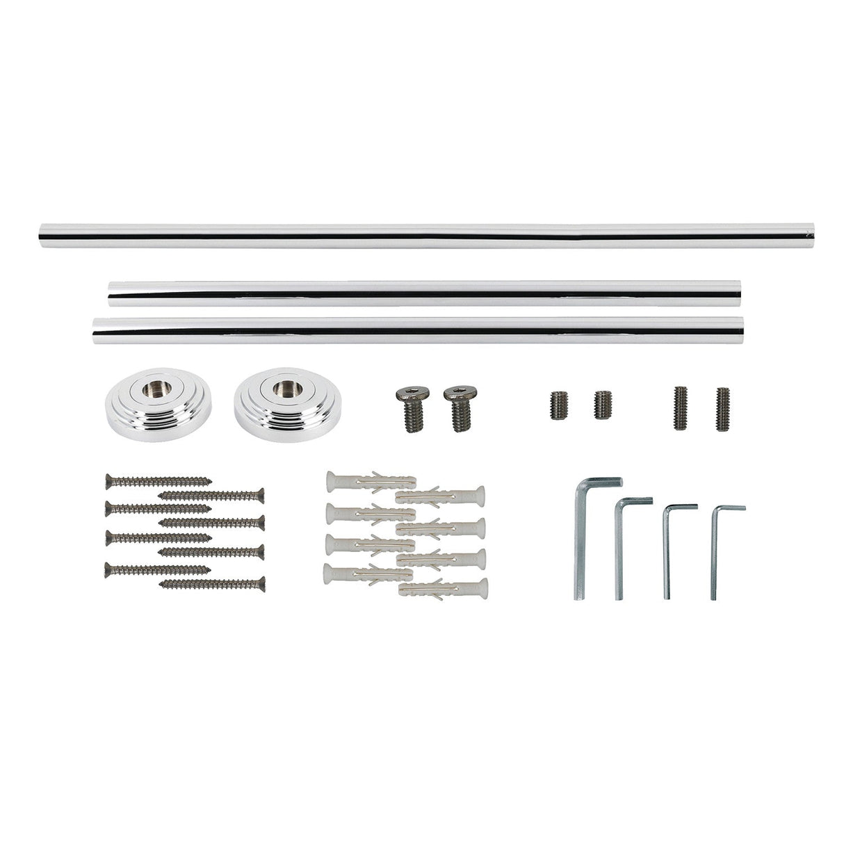 Edwardian VPB33221H Console Sink Leg Wall Support, Polished Chrome